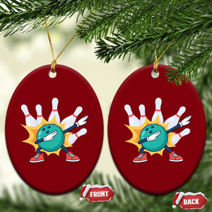 Funny Bowling Ball Dab Ceramic Ornament Sports Lover Gift TS12 Print Your Wear