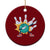 Funny Bowling Ball Dab Ceramic Ornament Sports Lover Gift TS12 1pc Red Print Your Wear