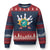 Funny Bowling Ball Dab Ugly Christmas Sweater Sports Lover Gift TS12 Navy Red Print Your Wear