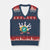 Funny Bowling Ball Dab V-Neck Knit Sweater Vest Sports Lover Gift TS12 Navy Red Print Your Wear