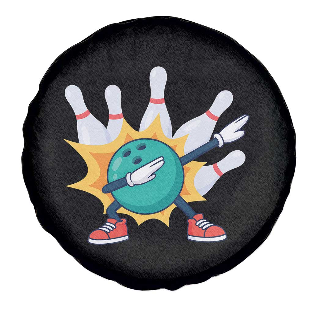 Funny Bowling Ball Dab Spare Tire Cover Sports Lover Gift TS12 Print Your Wear