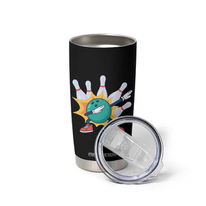 Funny Bowling Ball Dab Tumbler Cup Sports Lover Gift TS12 Print Your Wear