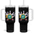 Funny Bowling Ball Dab Tumbler With Handle Sports Lover Gift TS12 One Size: 40 oz Black Print Your Wear