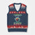 Bowling Humor Gift V-Neck Knit Sweater Vest I Go Bowling Because I Like It TS12 Navy Red Print Your Wear