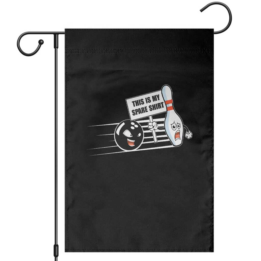 This Is My Spare Shirt Garden Flag Funny Bowling Gift TS12 Black Print Your Wear