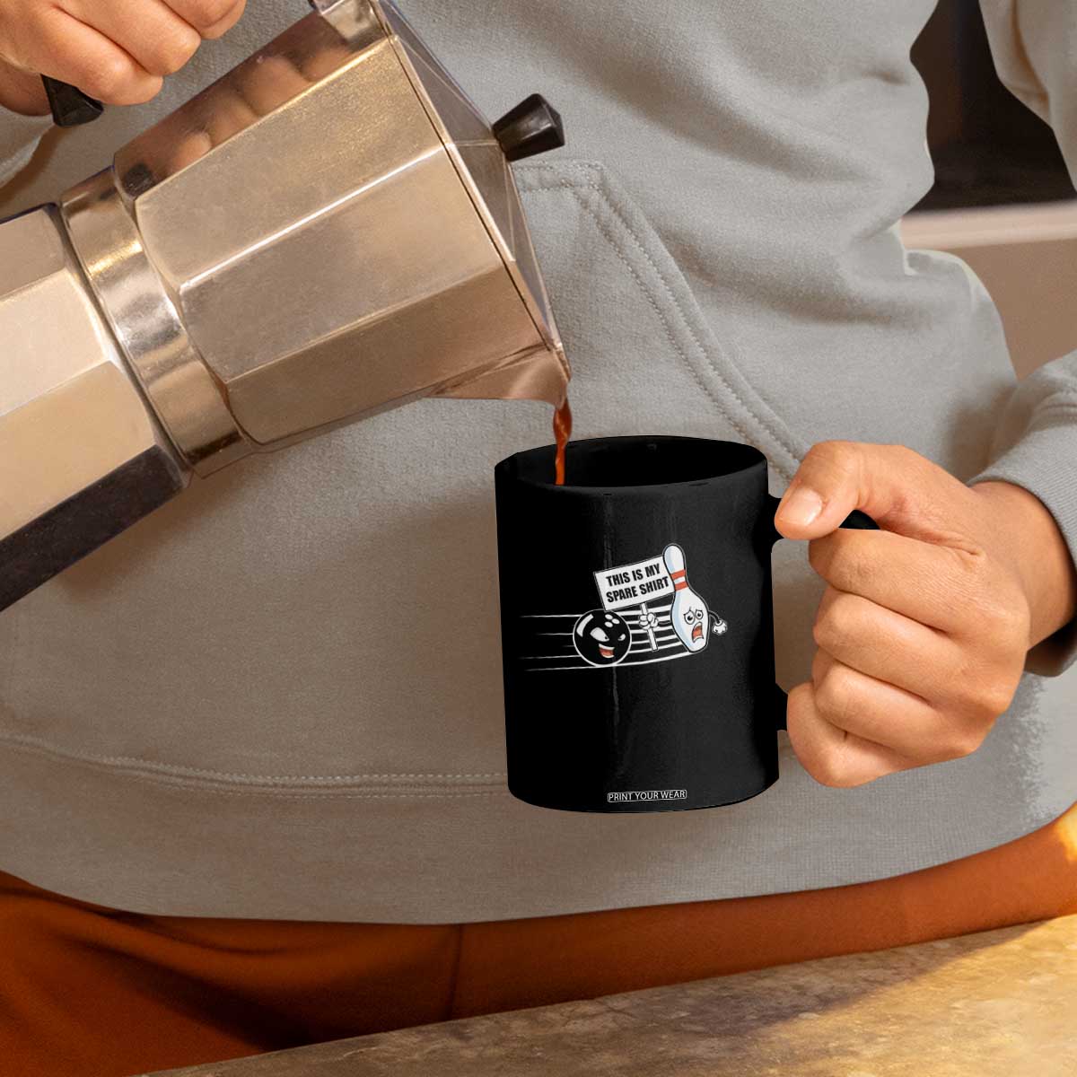 This Is My Spare Shirt Coffee Mug Funny Bowling Gift TS12 Print Your Wear