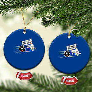 This Is My Spare Shirt Ceramic Ornament Funny Bowling Gift TS12 1pc Blue Print Your Wear