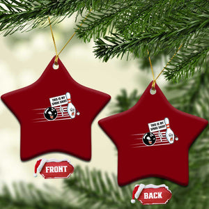 This Is My Spare Shirt Ceramic Ornament Funny Bowling Gift TS12 Print Your Wear