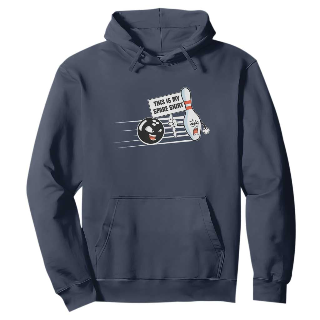 This Is My Spare Shirt Hoodie Funny Bowling Gift TS12 Navy Print Your Wear