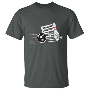 This Is My Spare Shirt T Shirt Funny Bowling Gift TS12 Dark Heather Print Your Wear