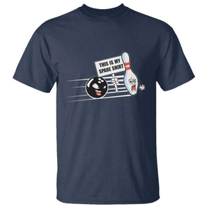 This Is My Spare Shirt T Shirt Funny Bowling Gift TS12 Navy Print Your Wear