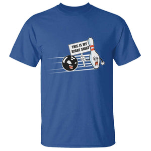 This Is My Spare Shirt T Shirt Funny Bowling Gift TS12 Royal Blue Print Your Wear