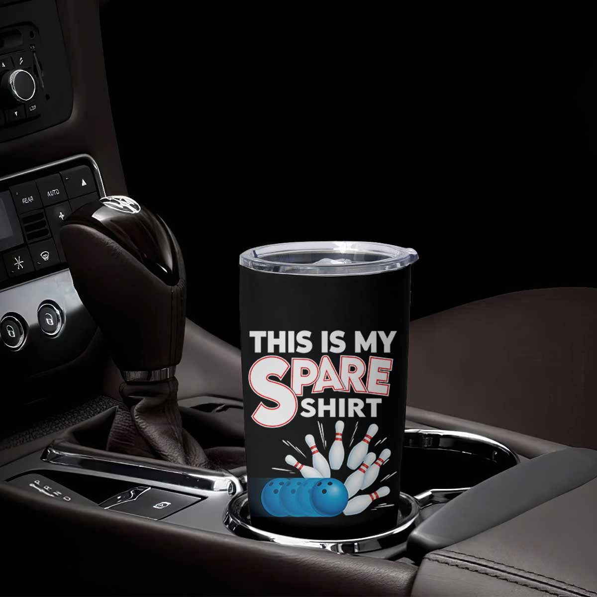 This Is My Spare Shirt Tumbler Cup Bowling Pun Gift TS12 Print Your Wear