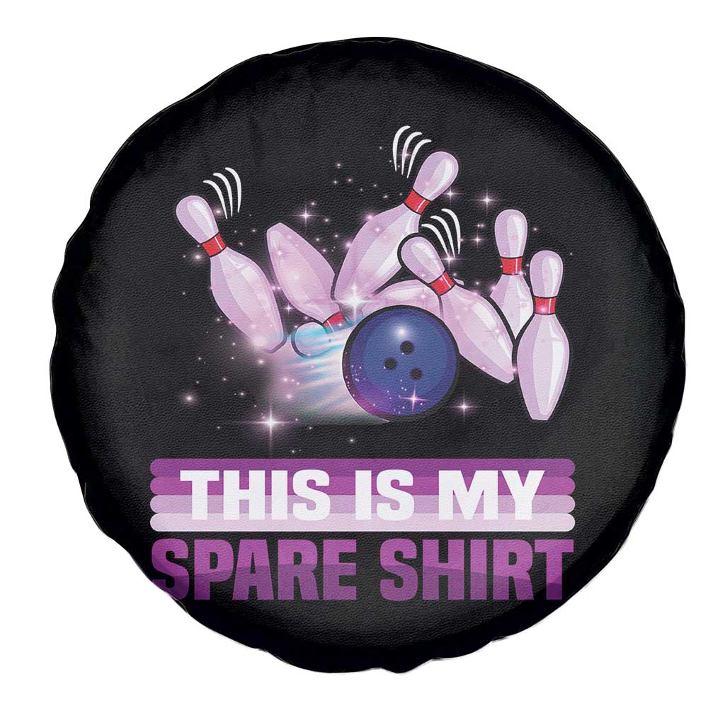 Funny Bowling Lover Spare Tire Cover This Is My Spare Shirt Quote TS12 Print Your Wear