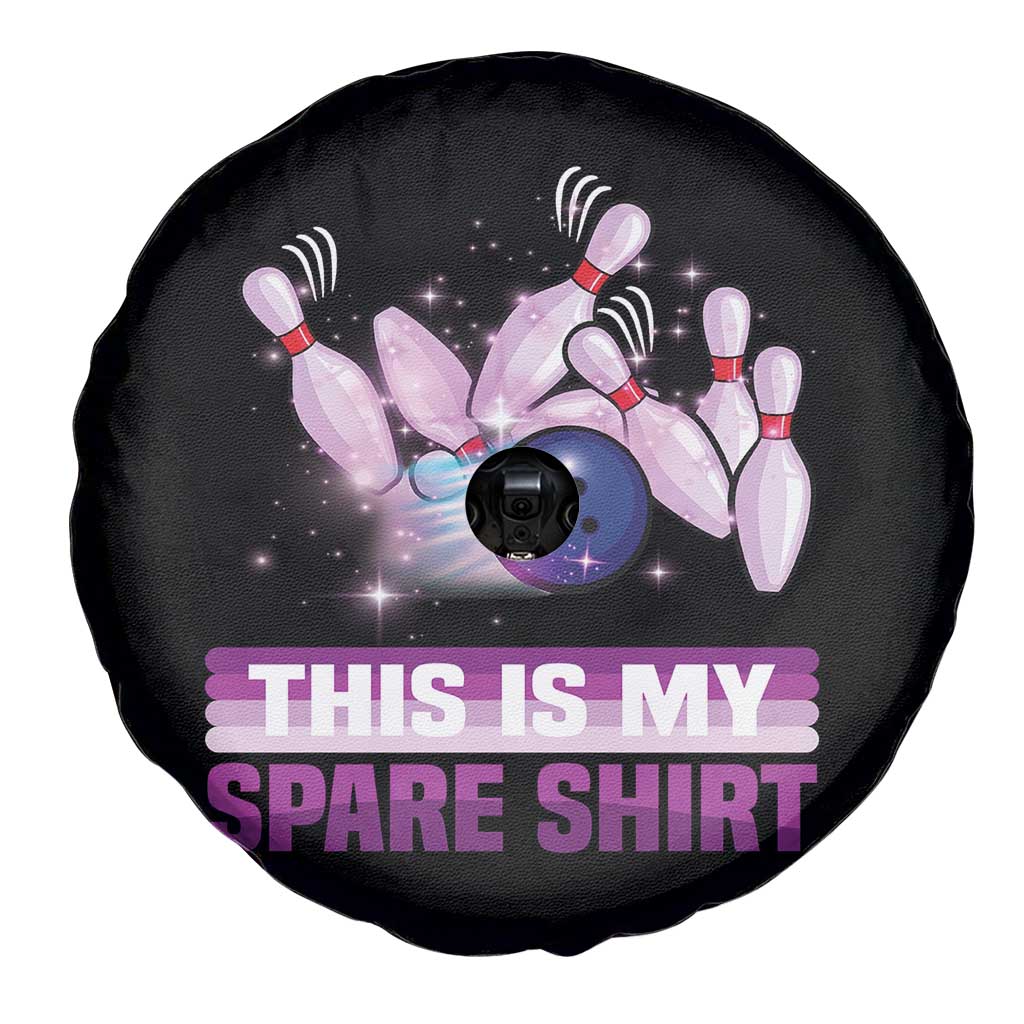 Funny Bowling Lover Spare Tire Cover This Is My Spare Shirt Quote TS12 Print Your Wear