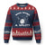 Funny Bowling Team Gift Ugly Christmas Sweater Who Gives A Split Quote TS12 Navy Red Print Your Wear