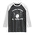 Funny Bowling Team Gift Raglan Shirt Who Gives A Split Quote TS12 Black White Print Your Wear
