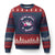 Funny Bowling Quote Ugly Christmas Sweater Who Gives A Split For Women TS12 Navy Red Print Your Wear