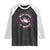 Funny Bowling Quote Raglan Shirt Who Gives A Split For Women TS12 Black White Print Your Wear