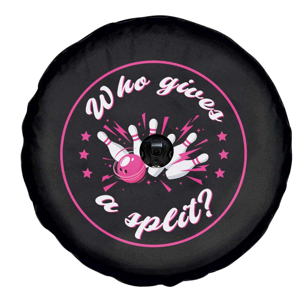 Funny Bowling Quote Spare Tire Cover Who Gives A Split For Women TS12 Print Your Wear