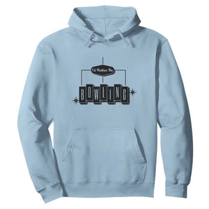 Id Rather Be Bowling Hoodie Funny Bowler Gift TS12 Light Blue Print Your Wear