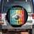 Funny Bowling Quote Spare Tire Cover Id Rather Be Bowling Gift TS12 No hole Black Print Your Wear