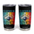 Funny Bowling Quote Tumbler Cup Id Rather Be Bowling Gift TS12 Black Print Your Wear