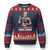 Make Bowling Great Again Ugly Christmas Sweater Funny Trump Bowling Gift - Print Your Wear