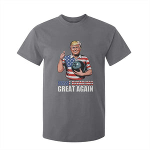 Make Bowling Great Again T Shirt For Kid Funny Trump Bowling Gift TS12 Charcoal Print Your Wear