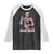 Make Bowling Great Again Raglan Shirt Funny Trump Bowling Gift TS12 Black White Print Your Wear