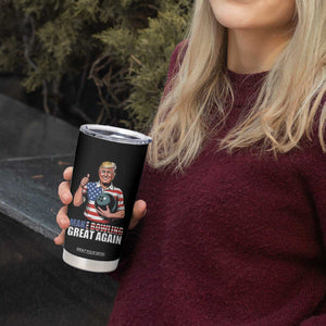 Make Bowling Great Again Tumbler Cup Funny Trump Bowling Gift TS12 Print Your Wear