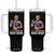 Make Bowling Great Again Tumbler With Handle Funny Trump Bowling Gift TS12 One Size: 40 oz Black Print Your Wear