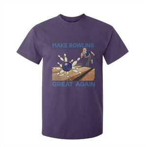 Make Bowling Great Again T Shirt For Kid Funny Bowler Gift TS12 Purple Print Your Wear