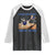 Make Bowling Great Again Raglan Shirt Funny Bowler Gift TS12 Black White Print Your Wear