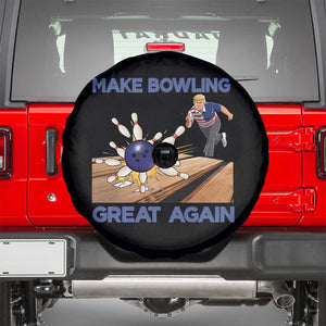 Make Bowling Great Again Spare Tire Cover Funny Bowler Gift TS12 Black Print Your Wear
