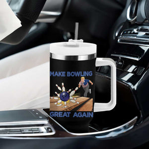 Make Bowling Great Again Tumbler With Handle Funny Bowler Gift TS12 Print Your Wear