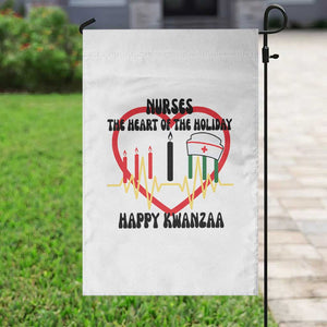 Nurse The Heart Of The Holiday Garden Flag Happy Kwanzaa Medical Gift TS12 Print Your Wear