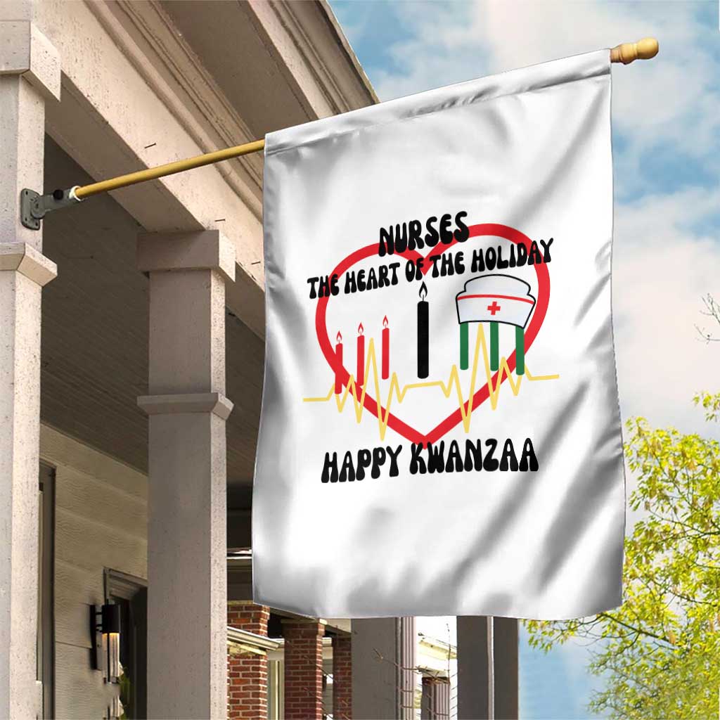 Nurse The Heart Of The Holiday Garden Flag Happy Kwanzaa Medical Gift TS12 Print Your Wear