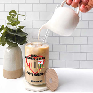 Nurse The Heart Of The Holiday Glass Can Happy Kwanzaa Medical Gift TS12 Print Your Wear