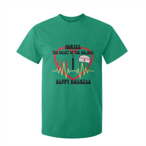 Nurse The Heart Of The Holiday T Shirt For Kid Happy Kwanzaa Medical Gift TS12 Irish Green Print Your Wear