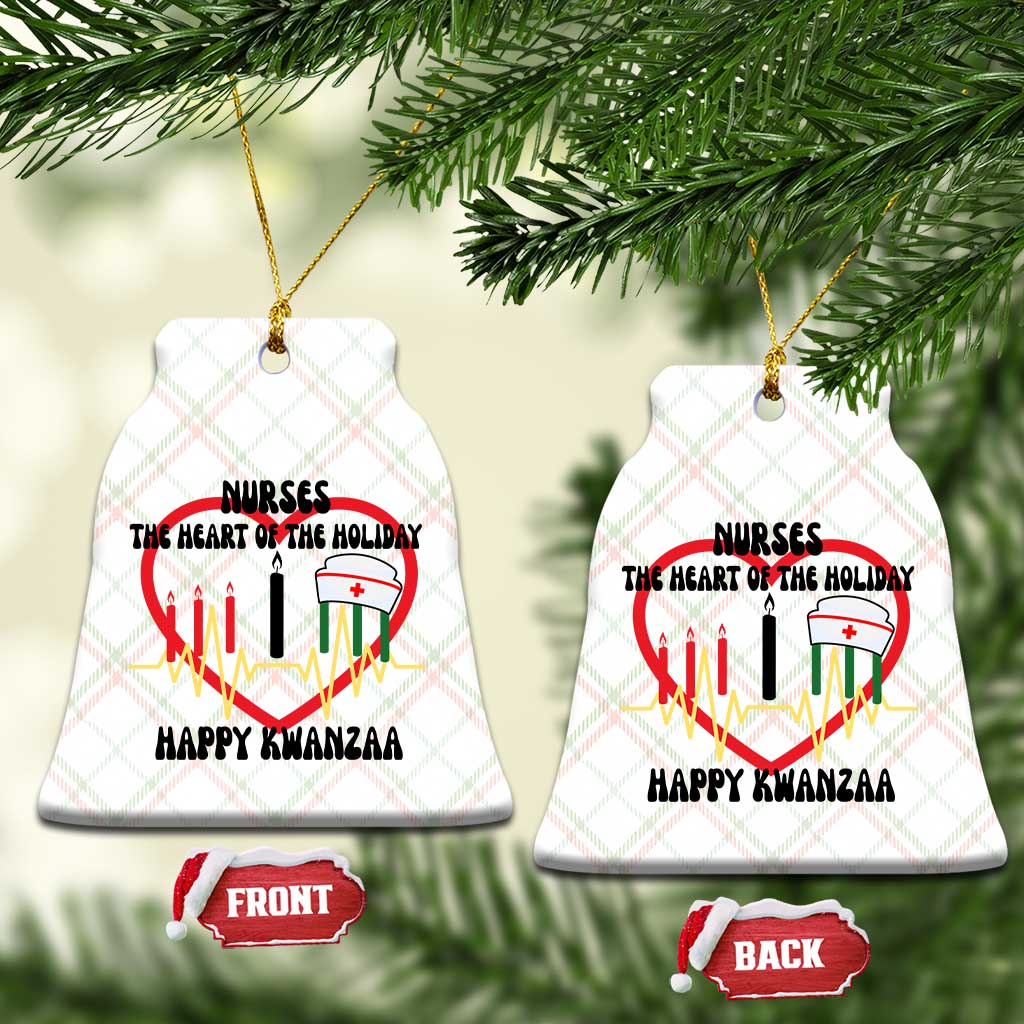 Nurse The Heart Of The Holiday Ceramic Ornament Happy Kwanzaa Medical Gift TS12 Print Your Wear