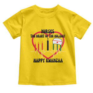 Nurse The Heart Of The Holiday Toddler T Shirt Happy Kwanzaa Medical Gift TS12 Daisy Print Your Wear