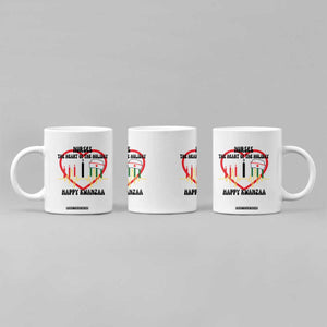Nurse The Heart Of The Holiday Coffee Mug Happy Kwanzaa Medical Gift TS12 Print Your Wear