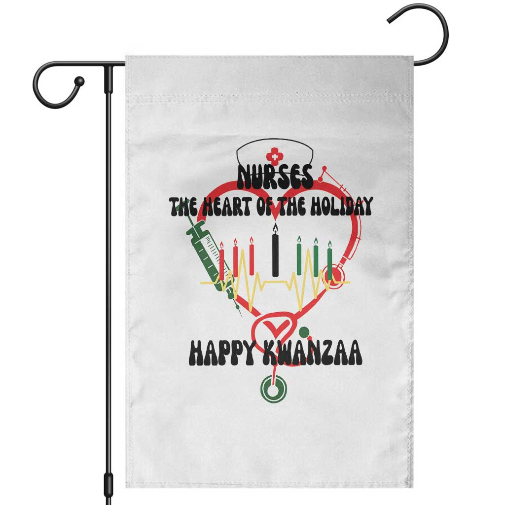 Nurses The Heart Of The Holiday Garden Flag Kwanzaa Celebration Gift TS12 White Print Your Wear