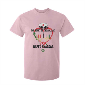 Nurses The Heart Of The Holiday T Shirt For Kid Kwanzaa Celebration Gift TS12 Light Pink Print Your Wear
