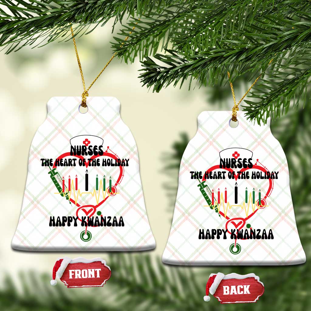 Nurses The Heart Of The Holiday Ceramic Ornament Kwanzaa Celebration Gift TS12 Print Your Wear