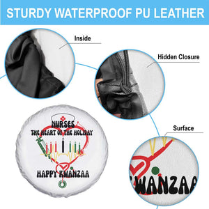 Nurses The Heart Of The Holiday Spare Tire Cover Kwanzaa Celebration Gift - Print Your Wear