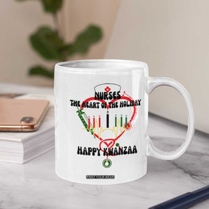 Nurses The Heart Of The Holiday Coffee Mug Kwanzaa Celebration Gift TS12 Print Your Wear