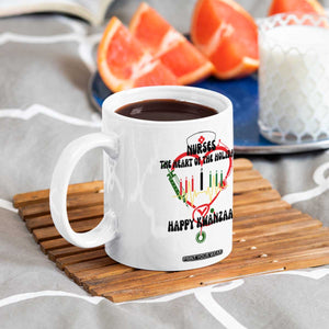 Nurses The Heart Of The Holiday Coffee Mug Kwanzaa Celebration Gift TS12 Print Your Wear