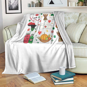 Happy Kwanzaa Nurse Pride Throw Blanket African Culture Holiday Gift - Print Your Wear